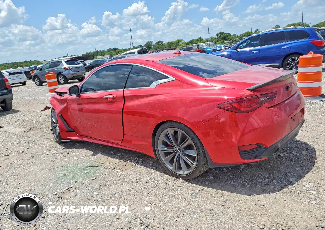 2018 Infiniti Q60 Red Sport 400 VIN:JN1FV7EL7JM630487 - 2
