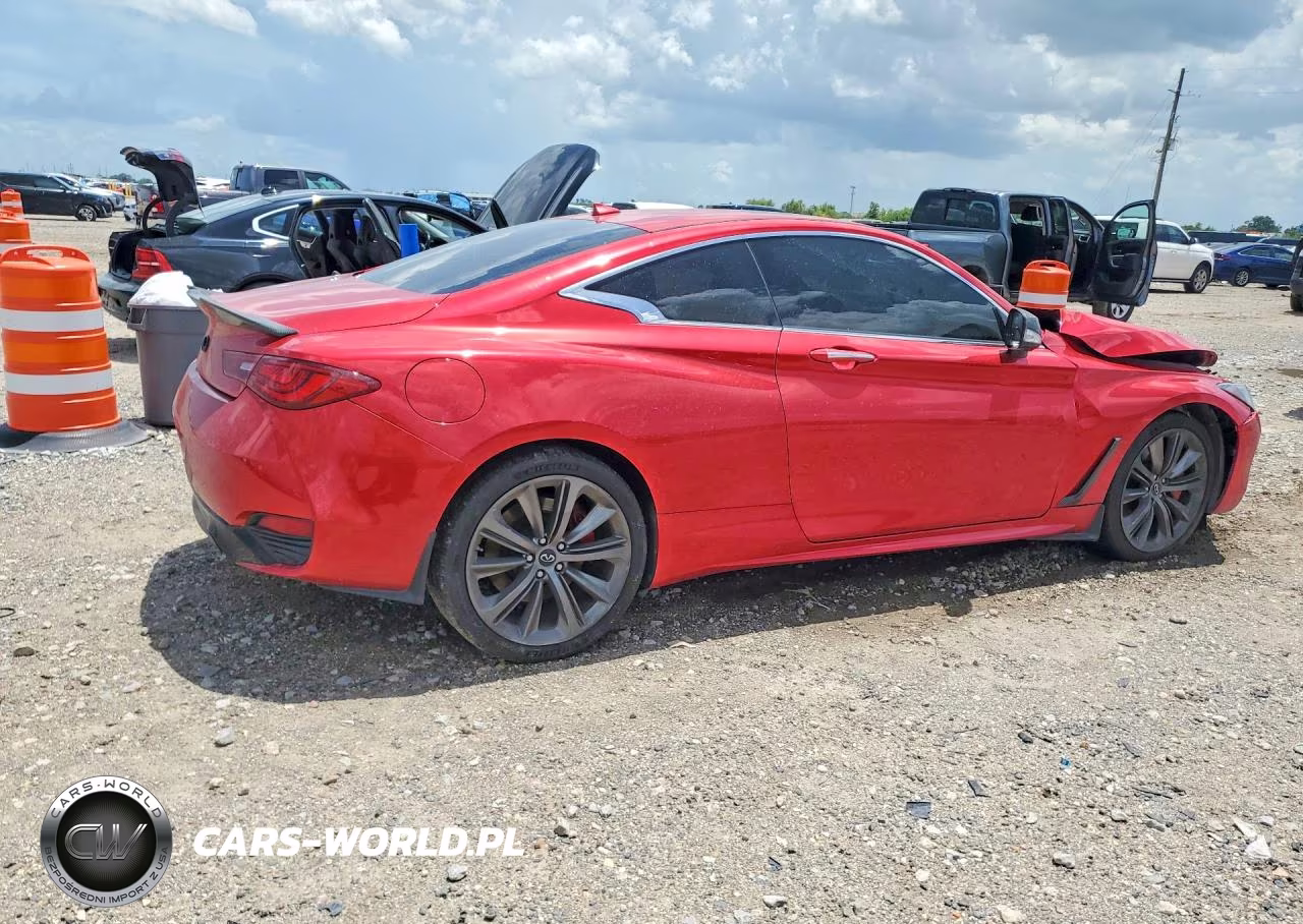 2018 Infiniti Q60 Red Sport 400 VIN:JN1FV7EL7JM630487 - 3