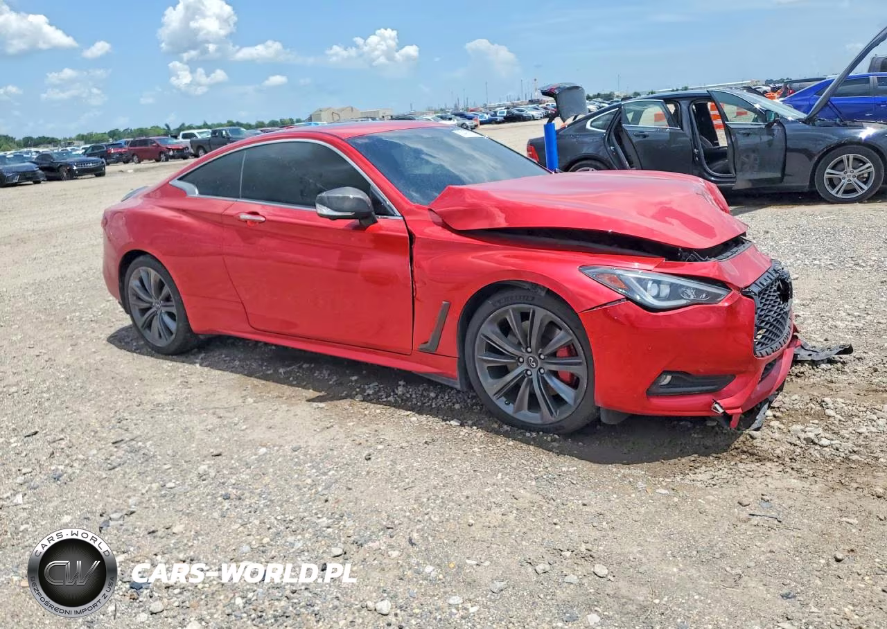 2018 Infiniti Q60 Red Sport 400 VIN:JN1FV7EL7JM630487 - 4