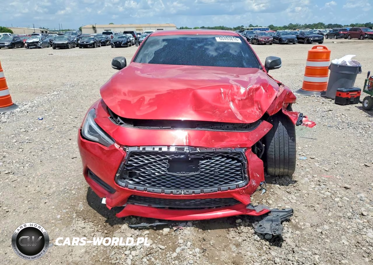 2018 Infiniti Q60 Red Sport 400 VIN:JN1FV7EL7JM630487 - 5