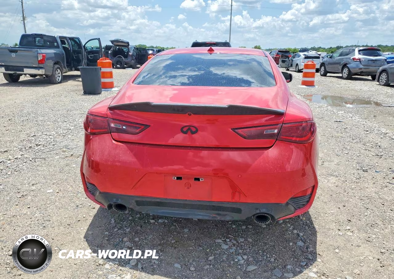 2018 Infiniti Q60 Red Sport 400 VIN:JN1FV7EL7JM630487 - 6
