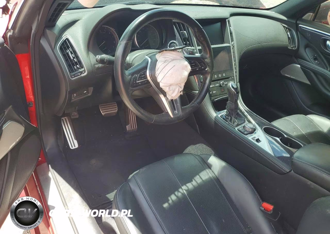 2018 Infiniti Q60 Red Sport 400 VIN:JN1FV7EL7JM630487 - 8