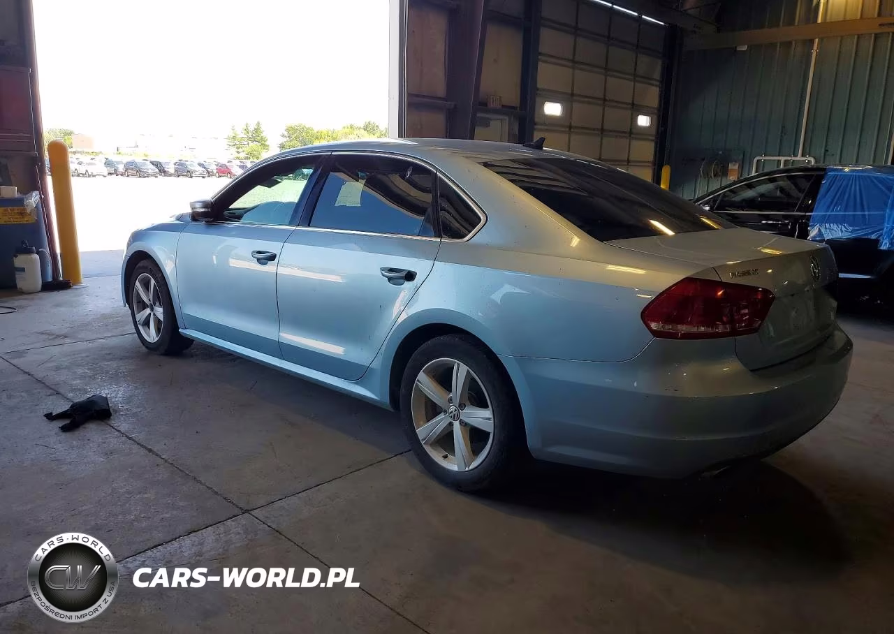 2012 Volkswagen Passat Se VIN:1VWBN7A36CC025609 - 2