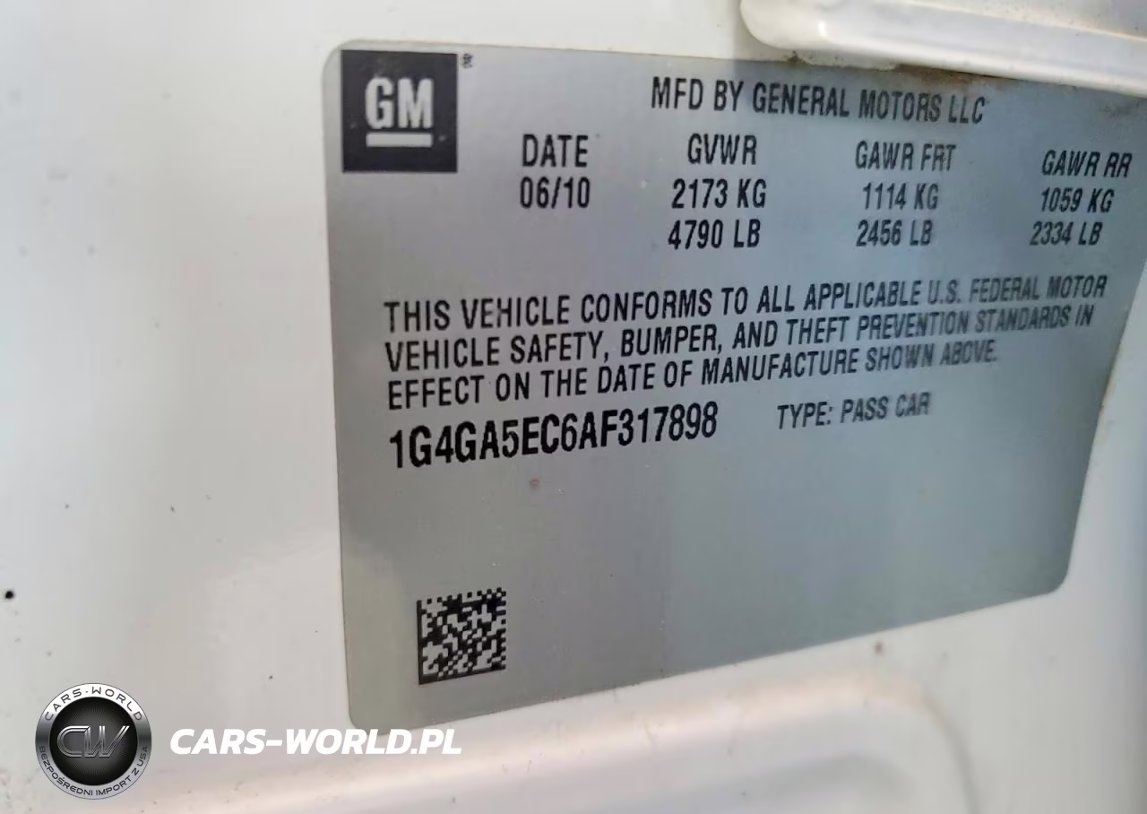 2010 Buick Lacrosse Cx VIN:1G4GA5EC6AF317898 - 12