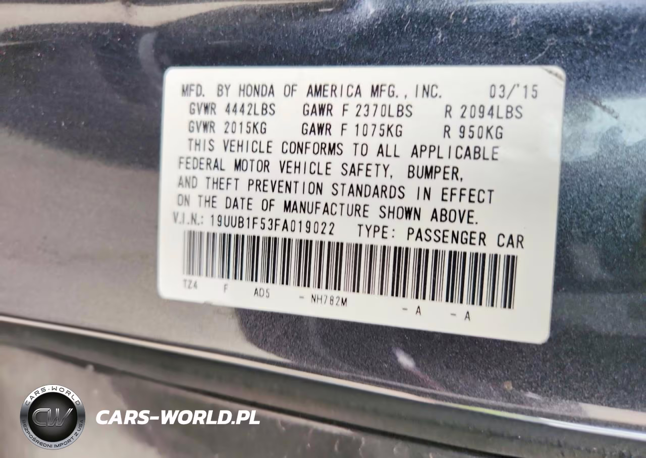 2015 Acura Tlx Tech VIN:19UUB1F53FA019022 - 12