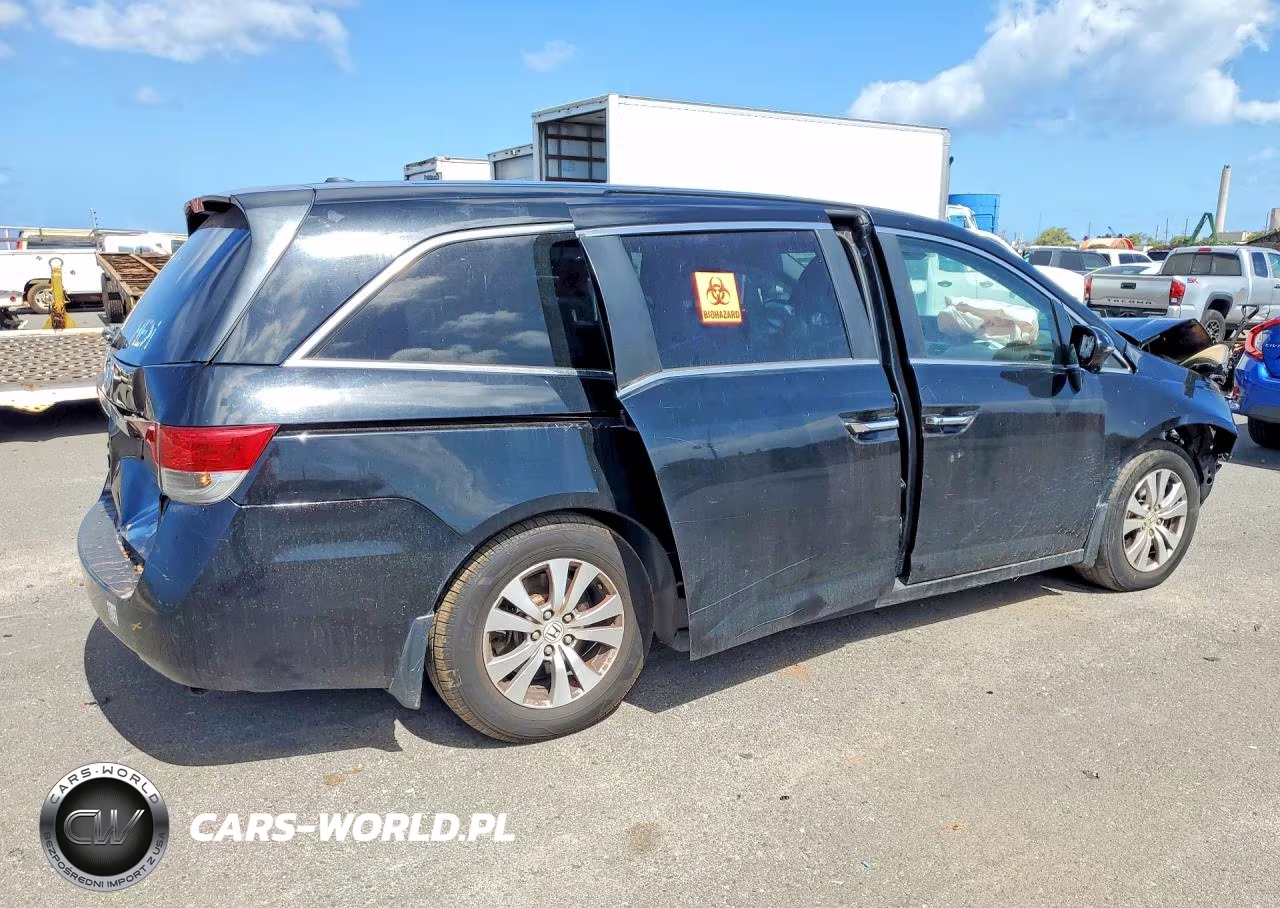 2014 Honda Odyssey Exl VIN:5FNRL5H66EB130281 - 3