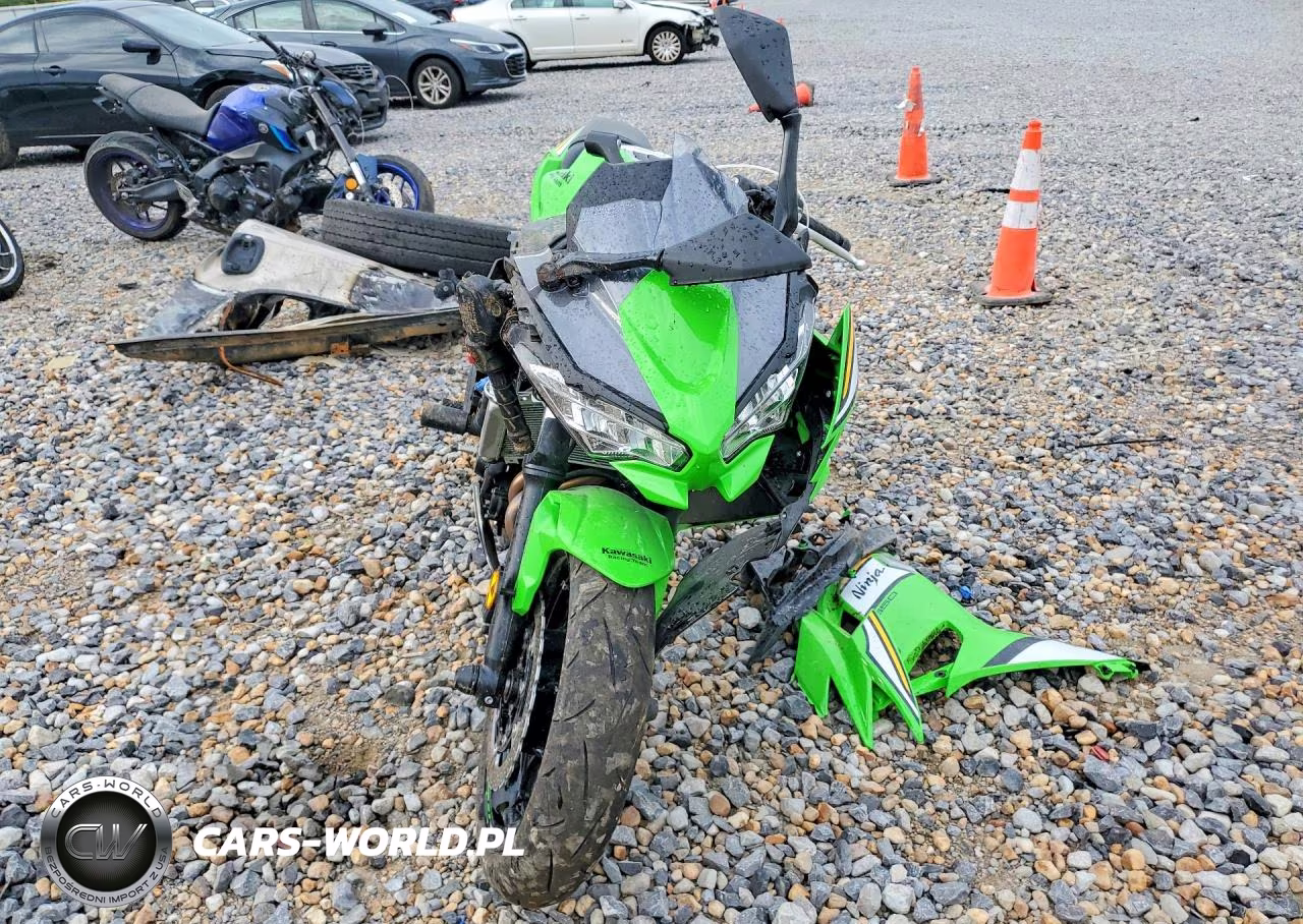 2025 Kawasaki Ex650 P VIN:ML5EXEP19SDAD7162 - 2