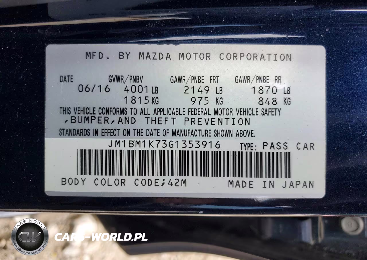2016 Mazda 3 Sport VIN:JM1BM1K73G1353916 - 12