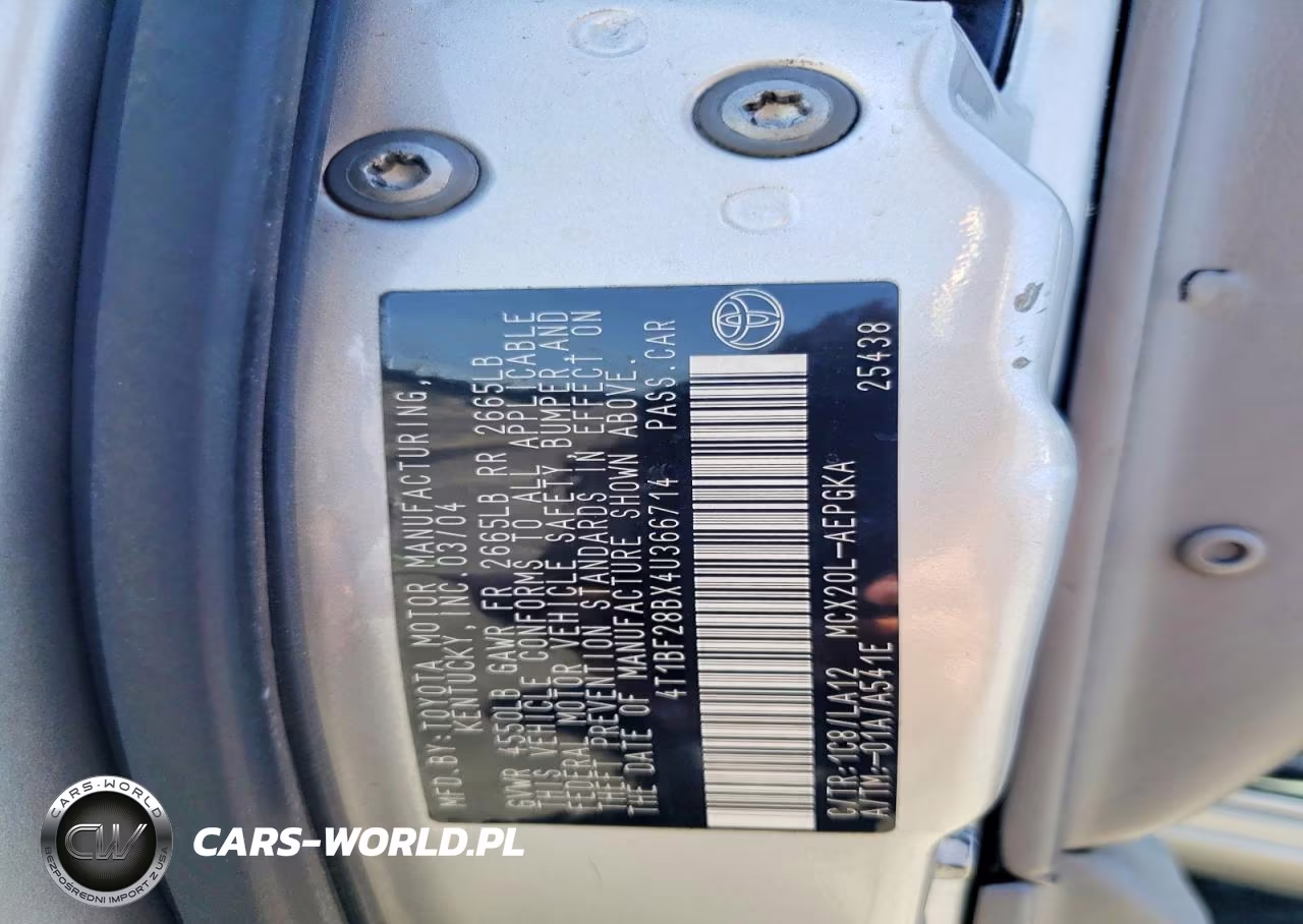 2004 Toyota Avalon Xls VIN:4T1BF28BX4U366714 - 12