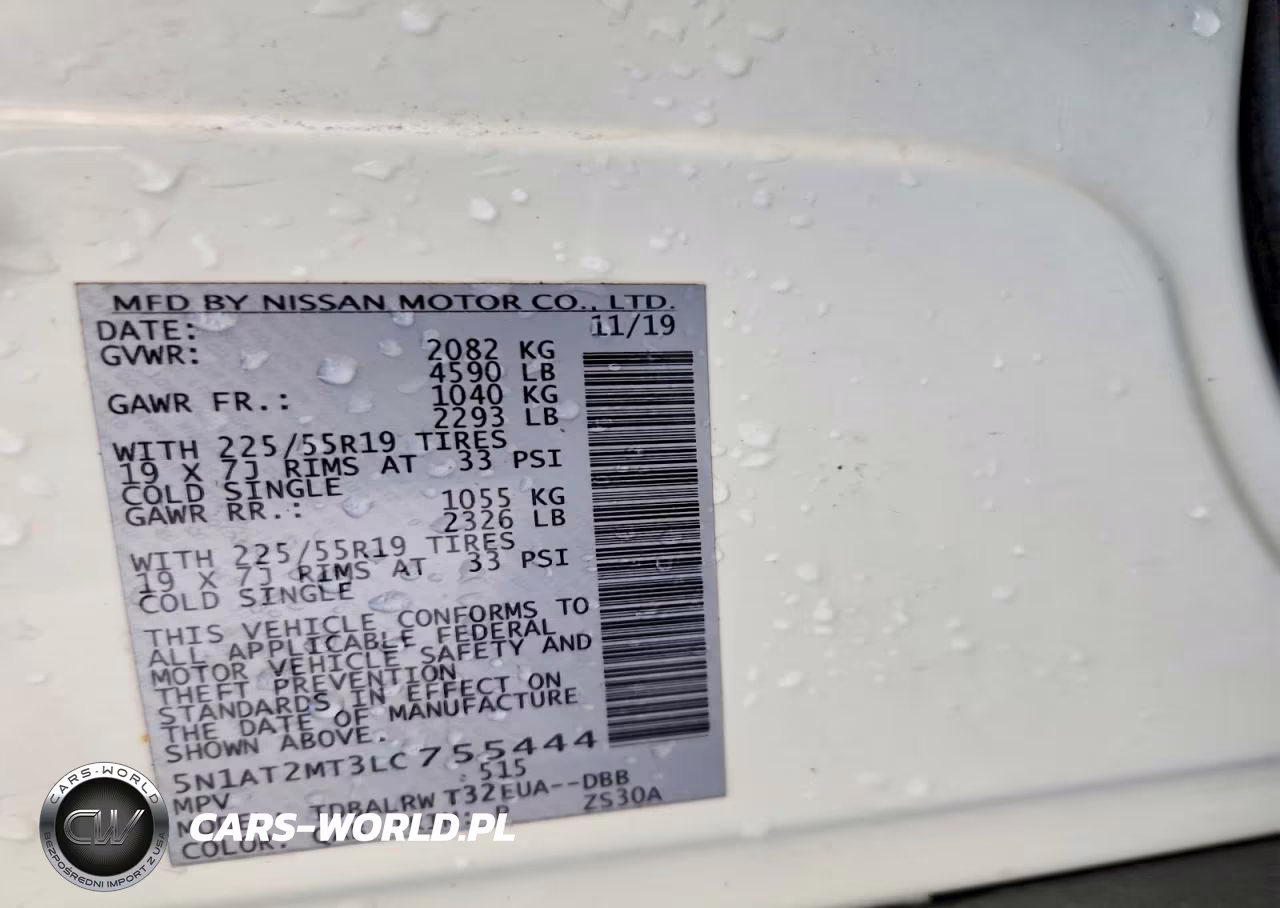 2020 Nissan Rogue Sl VIN:5N1AT2MT3LC755444 - 13