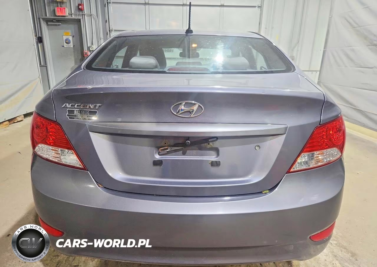 2013 Hyundai Accent Gls VIN:KMHCU4AEXDU468914 - 6