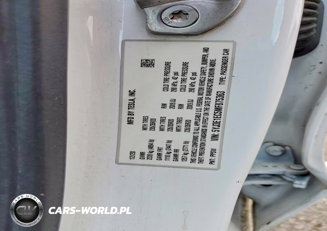 2021 Tesla Model 3 VIN:5YJ3E1EC5MF875363 - 13