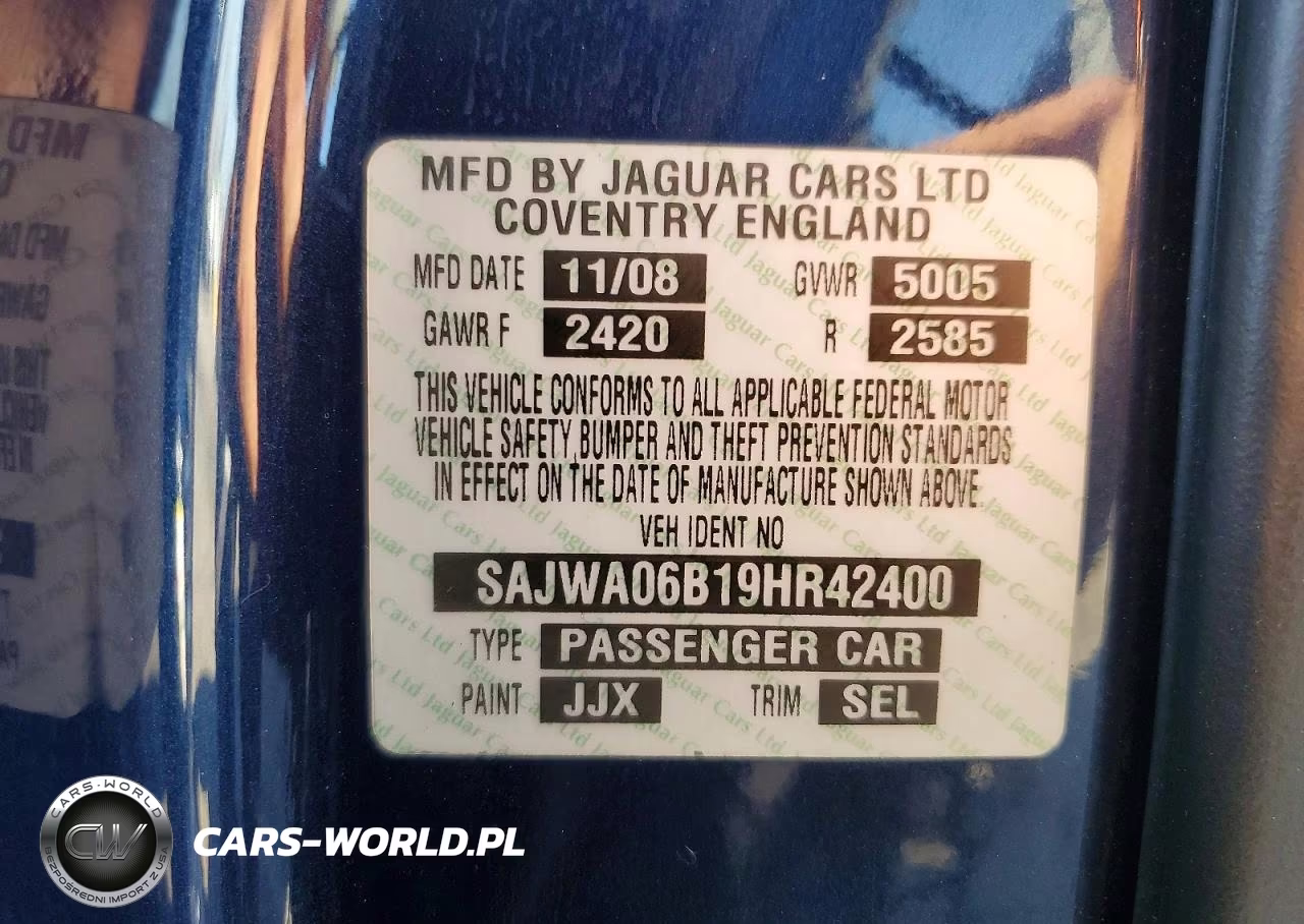 2009 Jaguar Xf Premium Luxury VIN:SAJWA06B19HR42400 - 13