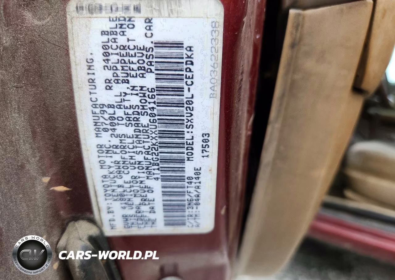1999 Toyota Camry Ce VIN:4T1BG22KXXU604166 - 12