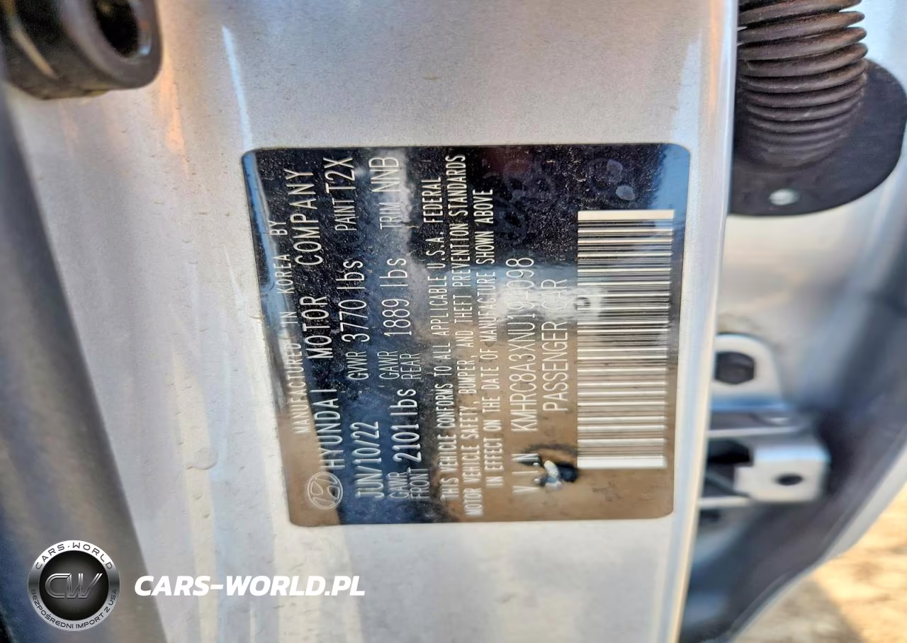 2022 Hyundai Venue Sel VIN:KMHRC8A3XNU194098 - 14