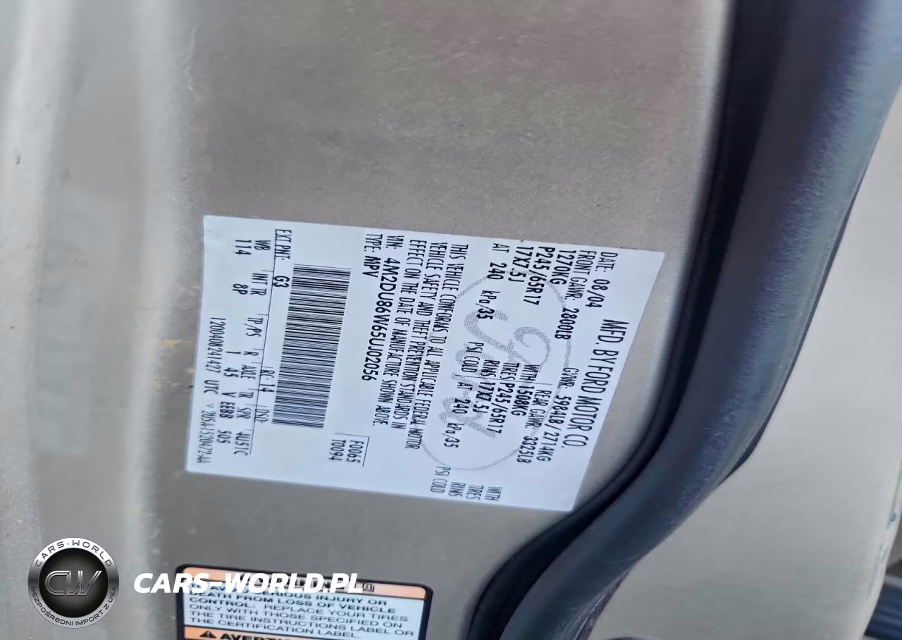 2005 Mercury Mountaineer VIN:4M2DU86W65UJ02056 - 13