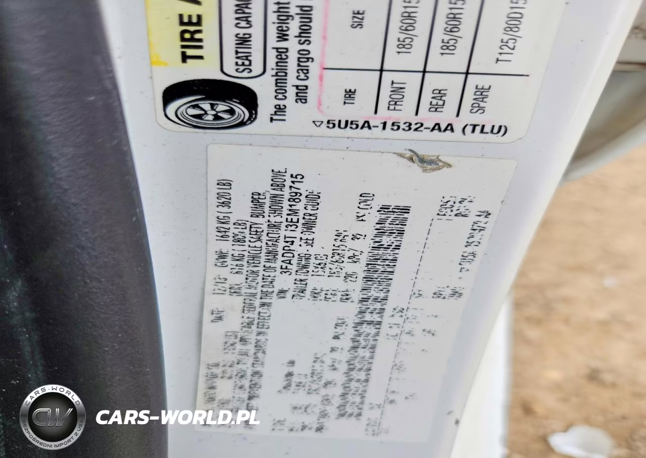 2014 Ford Fiesta S VIN:3FADP4TJ3EM189715 - 13