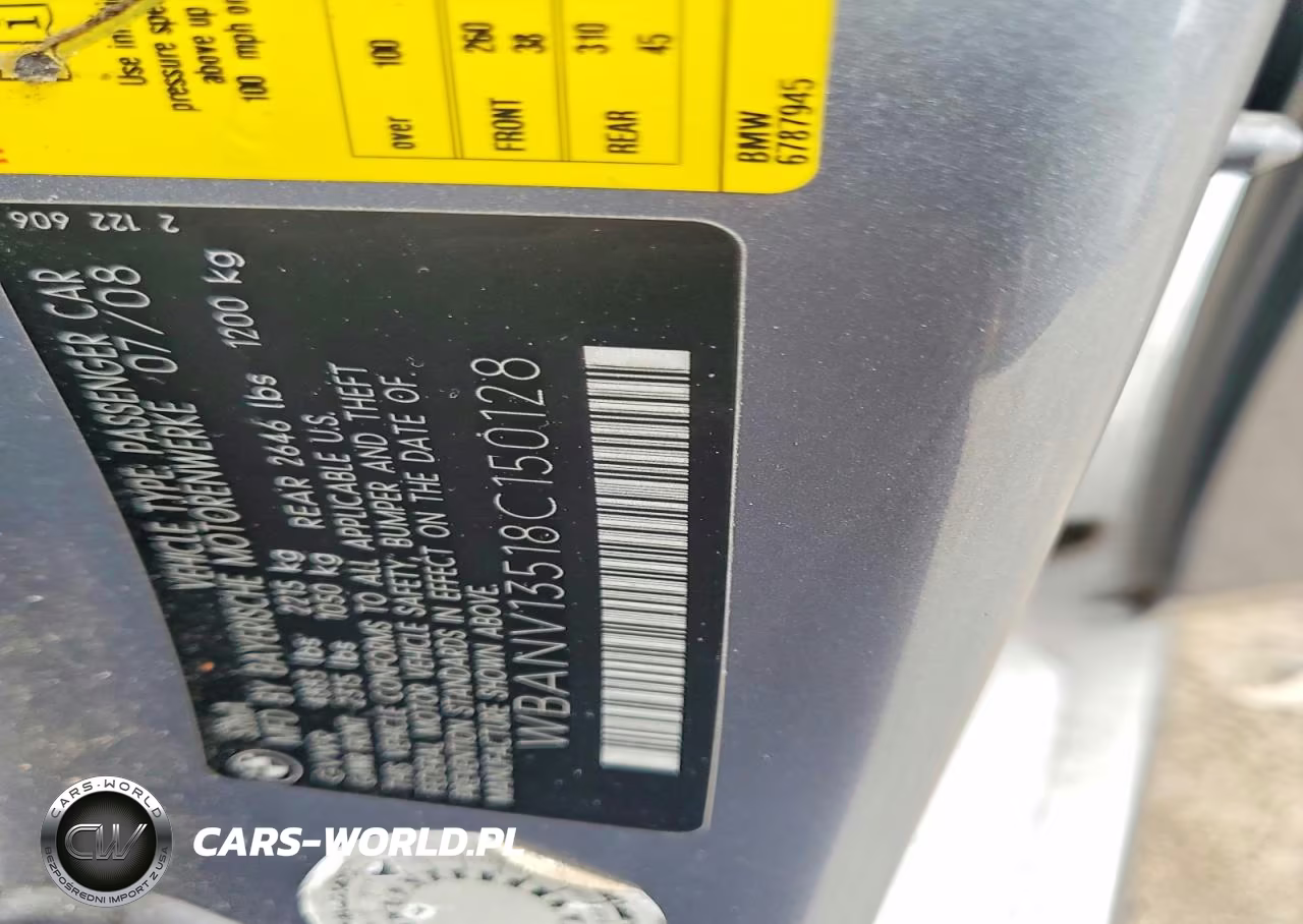 2008 BMW 528 Xi VIN:WBANV13518C150128 - 12