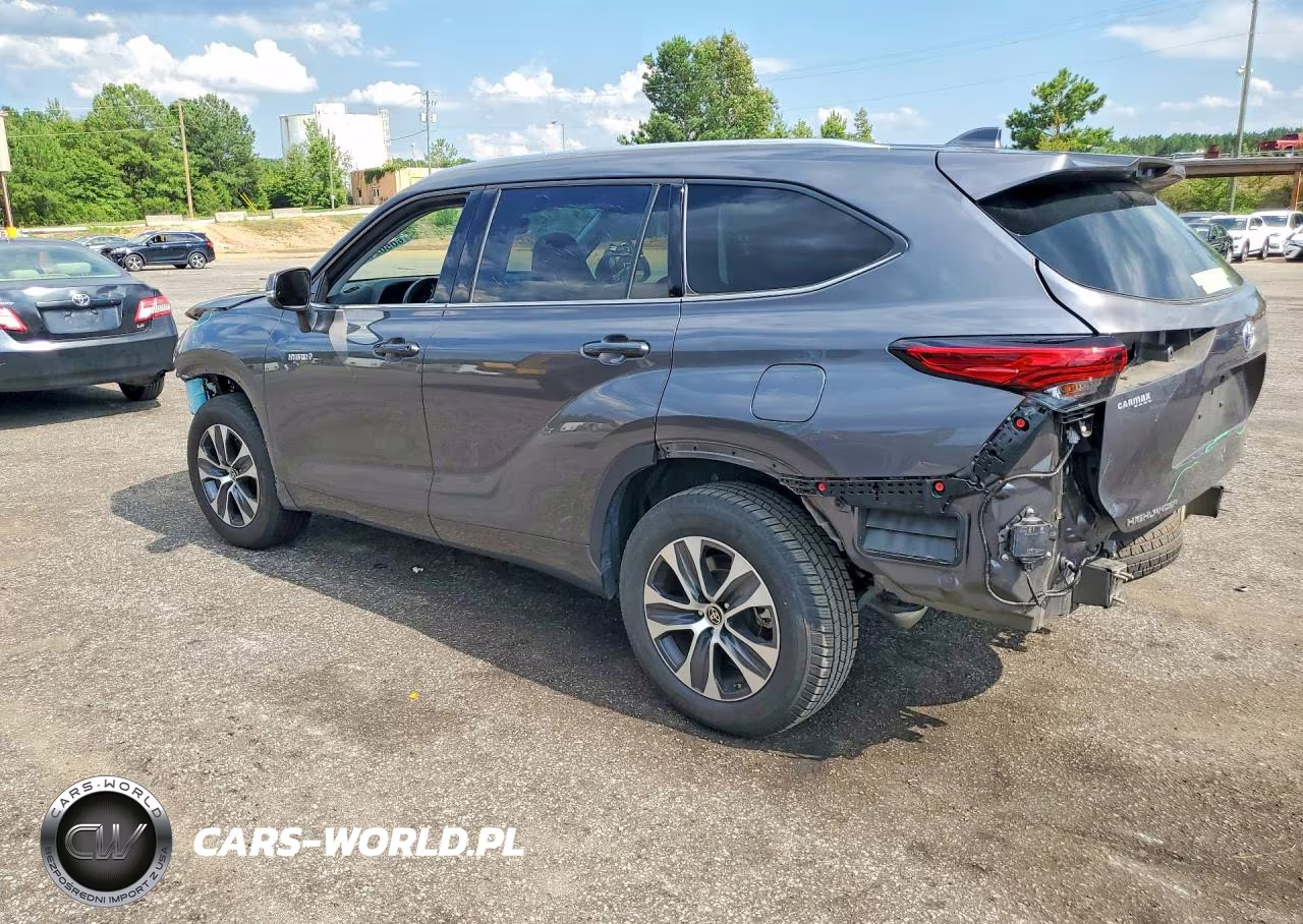 2021 Toyota Highlander Hybrid Xle VIN:5TDGARAH4MS509421 - 2