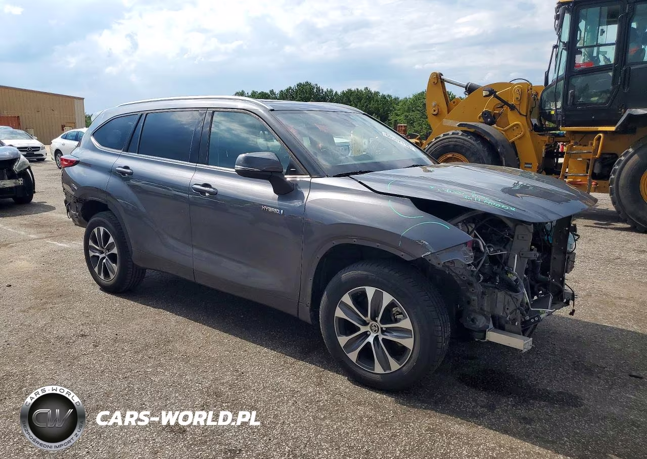 2021 Toyota Highlander Hybrid Xle VIN:5TDGARAH4MS509421 - 4