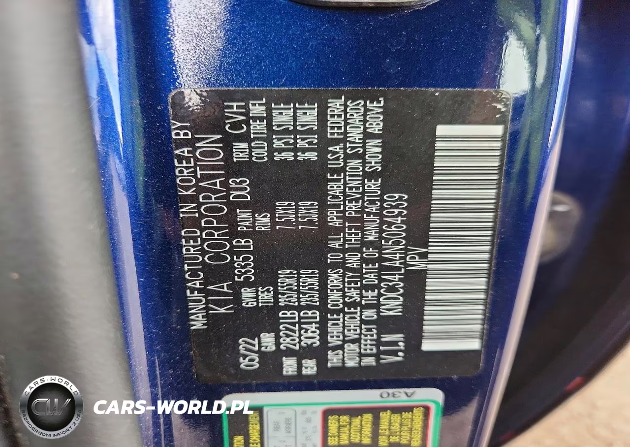 2022 Kia Ev6 VIN:KNDC34LA4N5064939 - 13