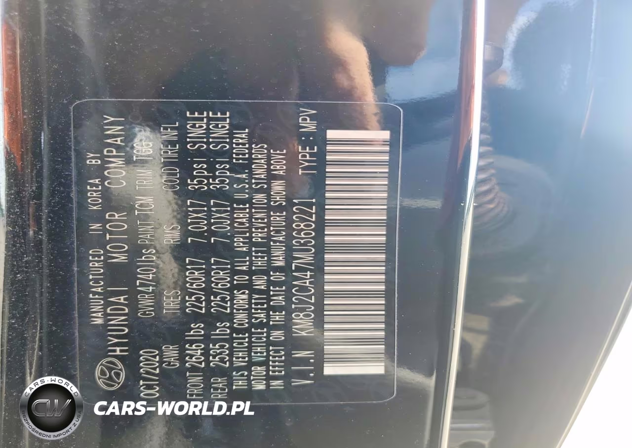 2021 Hyundai Tucson Se VIN:KM8J2CA47MU368221 - 13