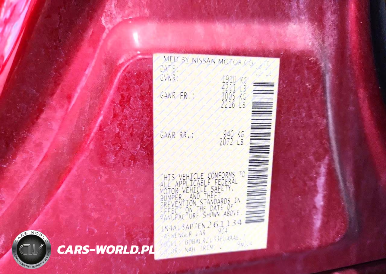 2014 Nissan Altima 2.5 S VIN:1N4AL3AP7EN261134 - 12