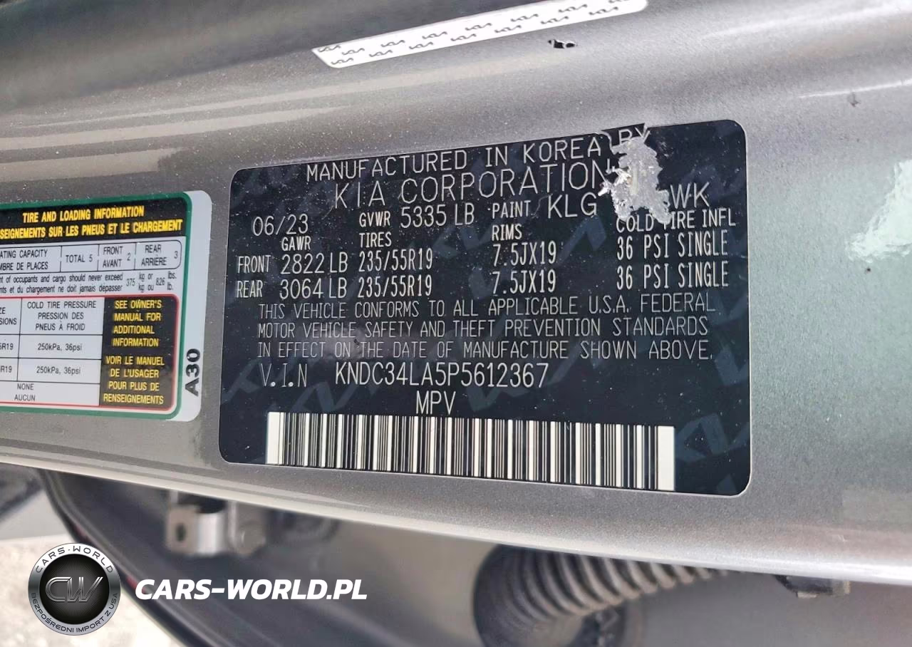 2023 Kia Ev6 Wind VIN:KNDC34LA5P5612367 - 12