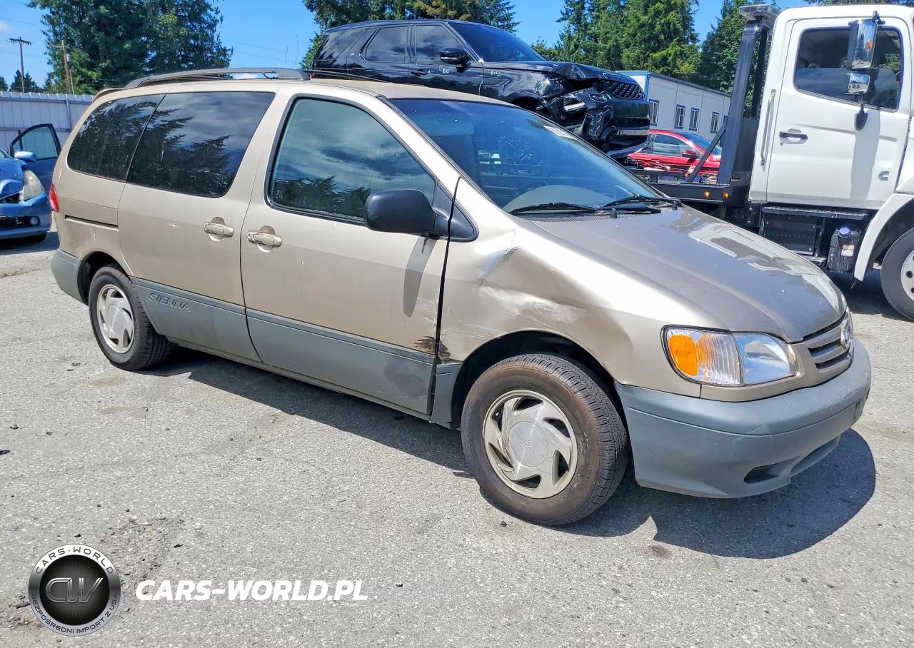 2001 Toyota Sienna Le VIN:4T3ZF13C41U355185 - 4