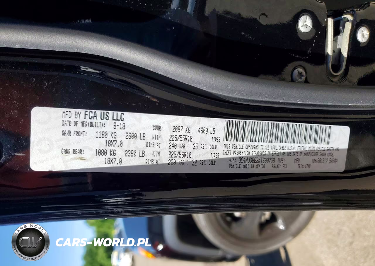 2019 Jeep Compass Latitude VIN:3C4NJDBB2KT600758 - 13