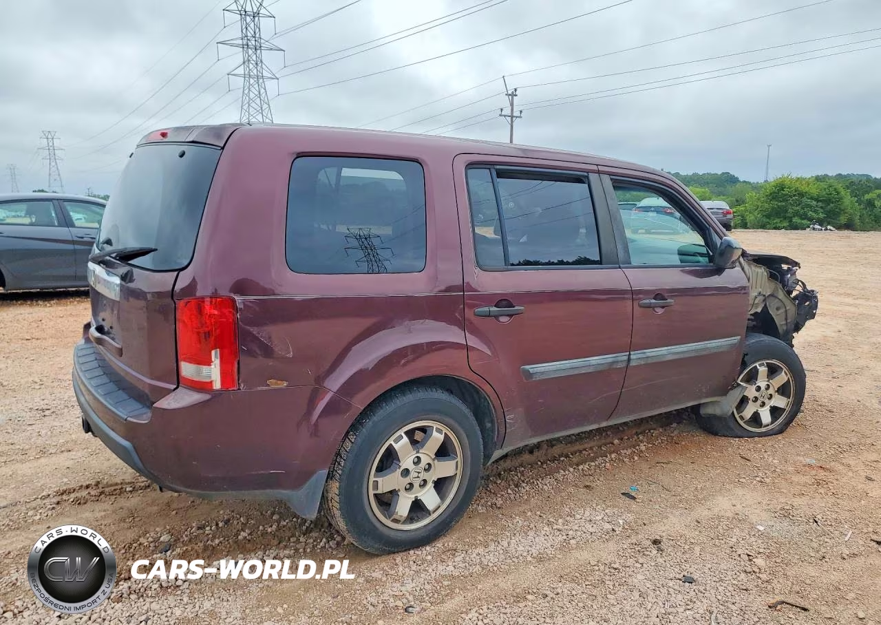 2011 Honda Pilot Lx VIN:5FNYF3H26BB034151 - 3
