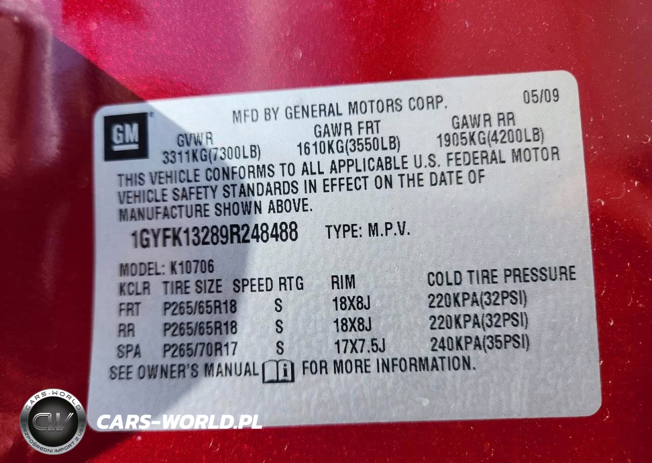 2009 Cadillac Escalade VIN:1GYFK13289R248488 - 14