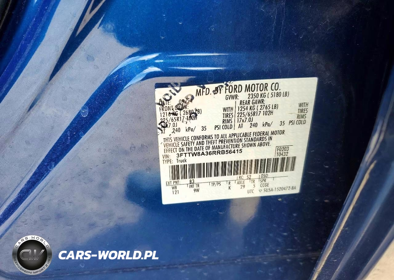 2024 Ford Maverick Xl VIN:3FTTW8A36RRB56415 - 12