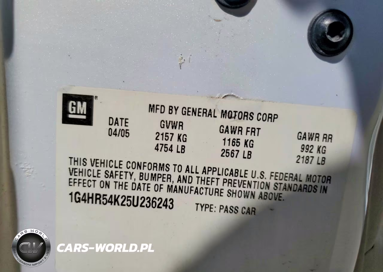 2005 Buick Lesabre Limited VIN:1G4HR54K25U236243 - 12