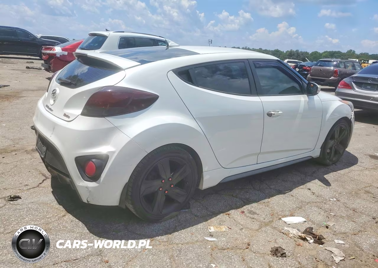 2015 Hyundai Veloster Turbo VIN:KMHTC6AE8FU238306 - 3