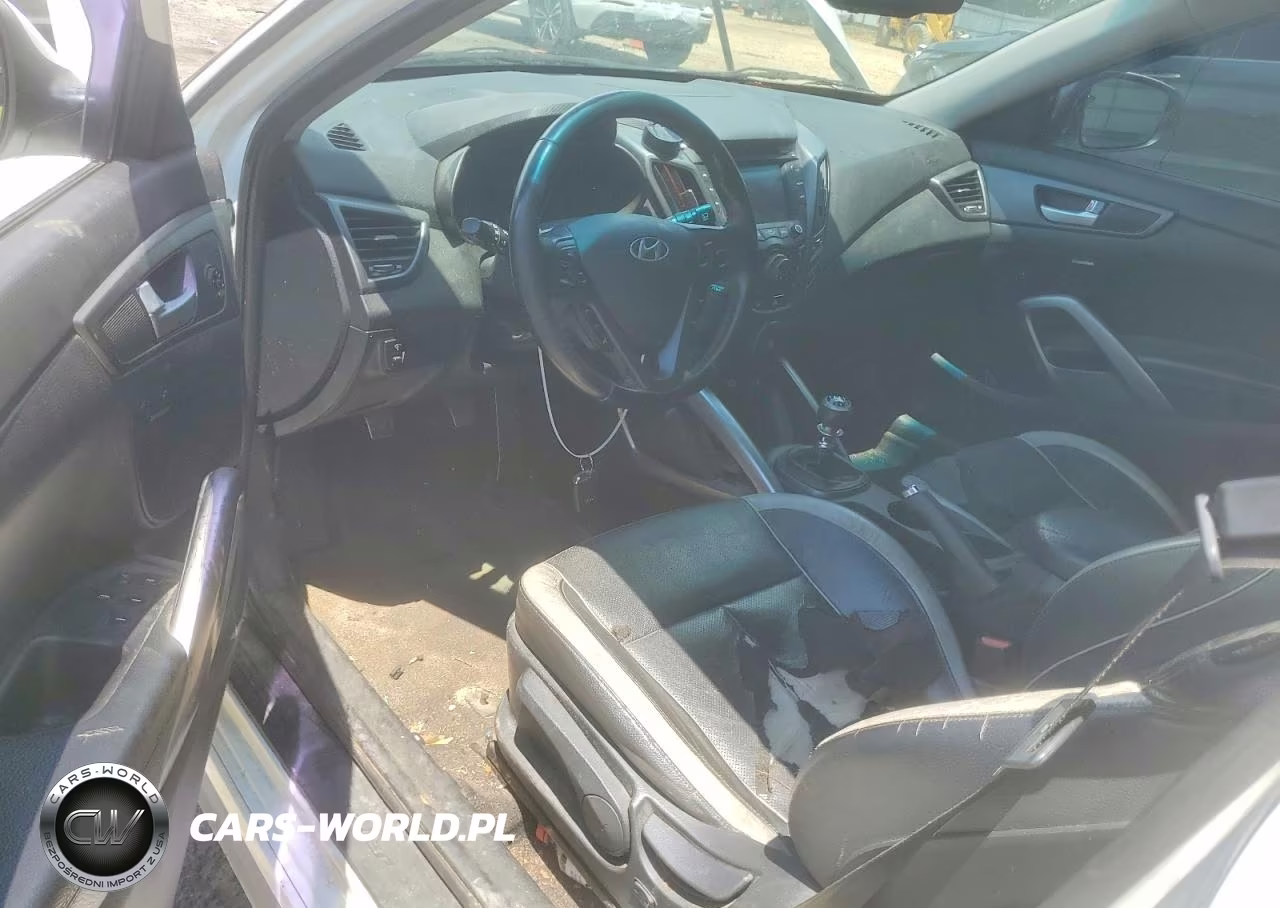 2015 Hyundai Veloster Turbo VIN:KMHTC6AE8FU238306 - 8