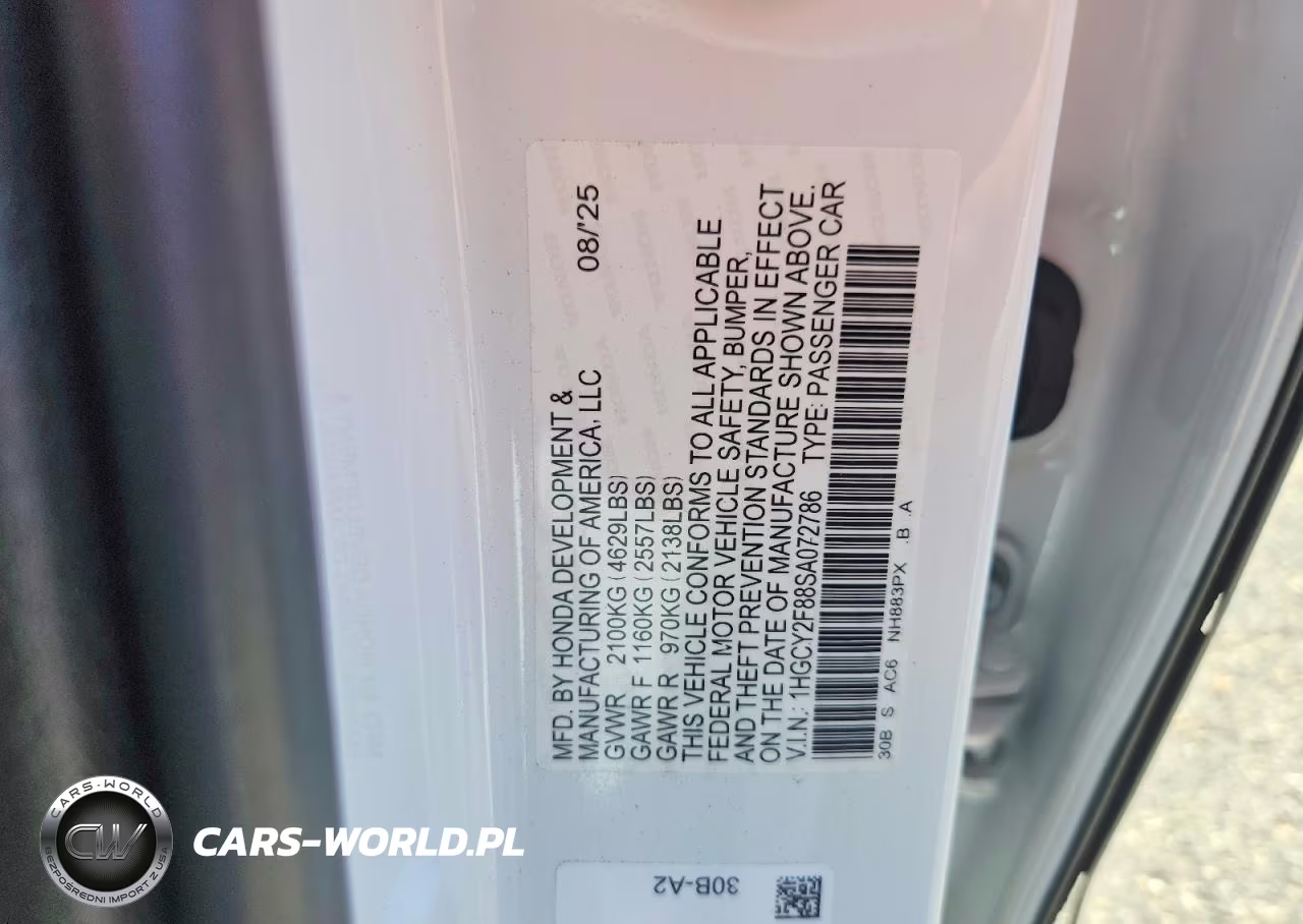2025 Honda Accord Touring Hybrid VIN:1HGCY2F88SA072786 - 12