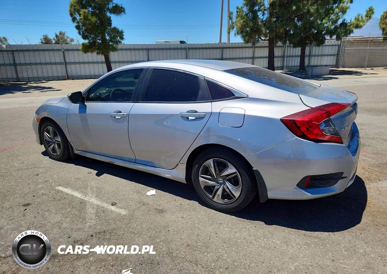 2019 Honda Civic Lx VIN:2HGFC2F62KH530091 - 2