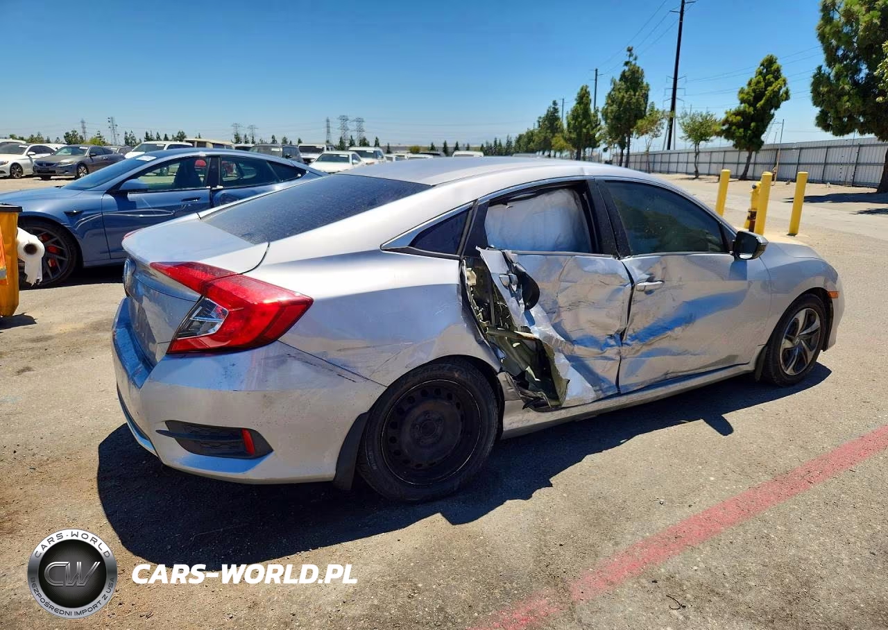 2019 Honda Civic Lx VIN:2HGFC2F62KH530091 - 3