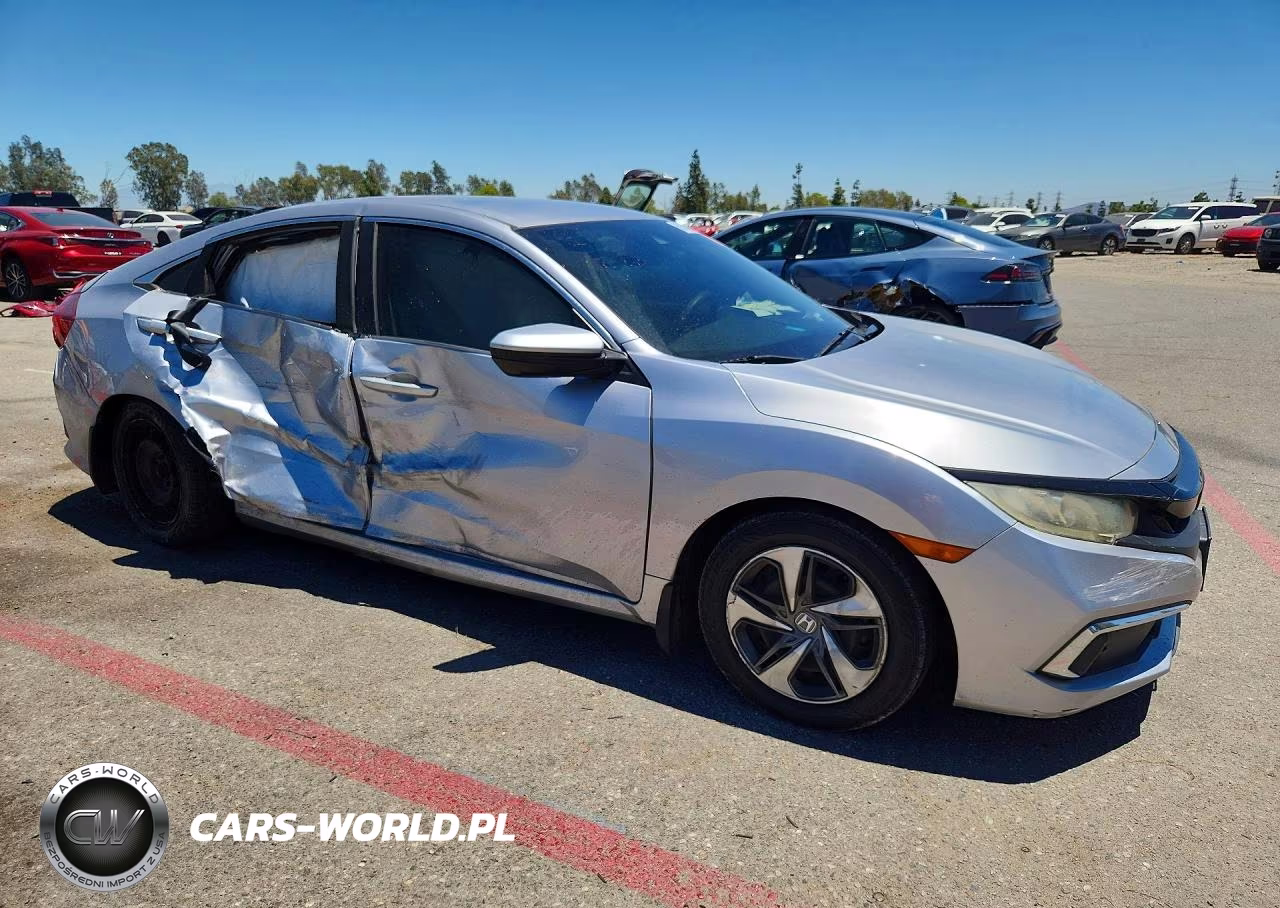 2019 Honda Civic Lx VIN:2HGFC2F62KH530091 - 4