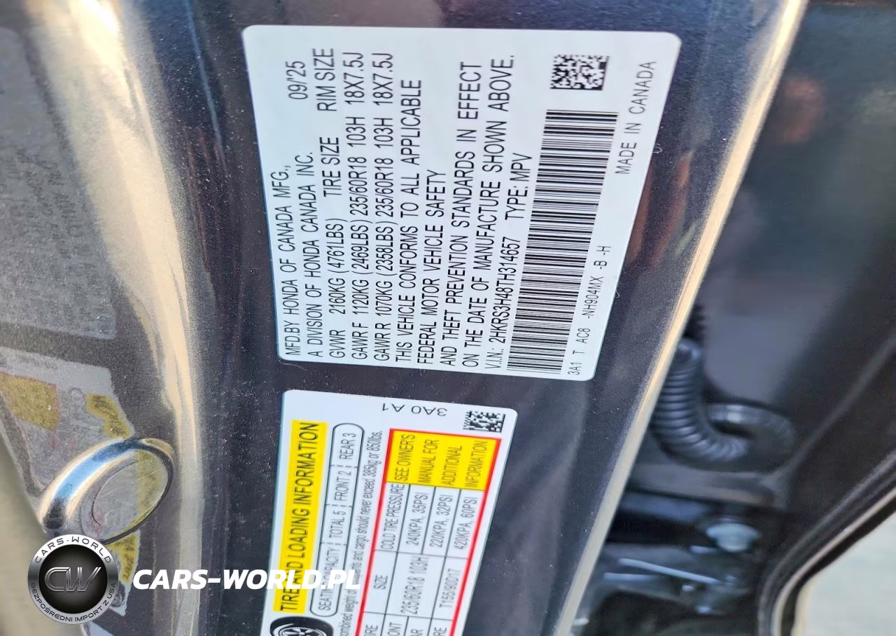 2026 Honda Cr-V Ex VIN:2HKRS3H48TH314657 - 12