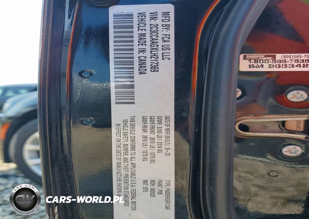 2020 Chrysler 300 Touring VIN:2C3CCAAGXLH217369 - 12
