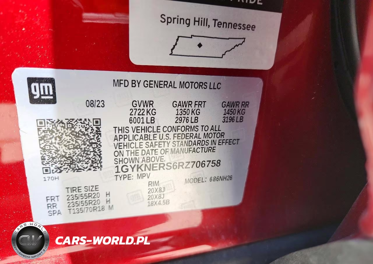 2024 Cadillac Xt5 Platinum Premium Luxury VIN:1GYKNERS6RZ706758 - 14