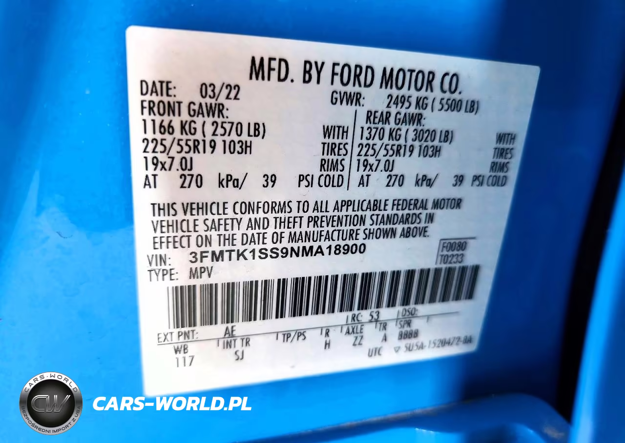 2022 Ford Mustang Mach-E Select VIN:3FMTK1SS9NMA18900 - 13