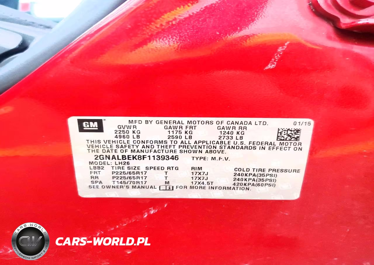 2015 Chevrolet Equinox Lt VIN:2GNALBEK8F1139346 - 13