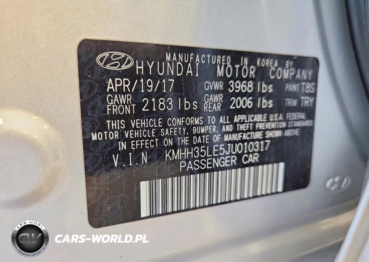 2018 Hyundai Elantra Gt Base VIN:KMHH35LE5JU010317 - 12
