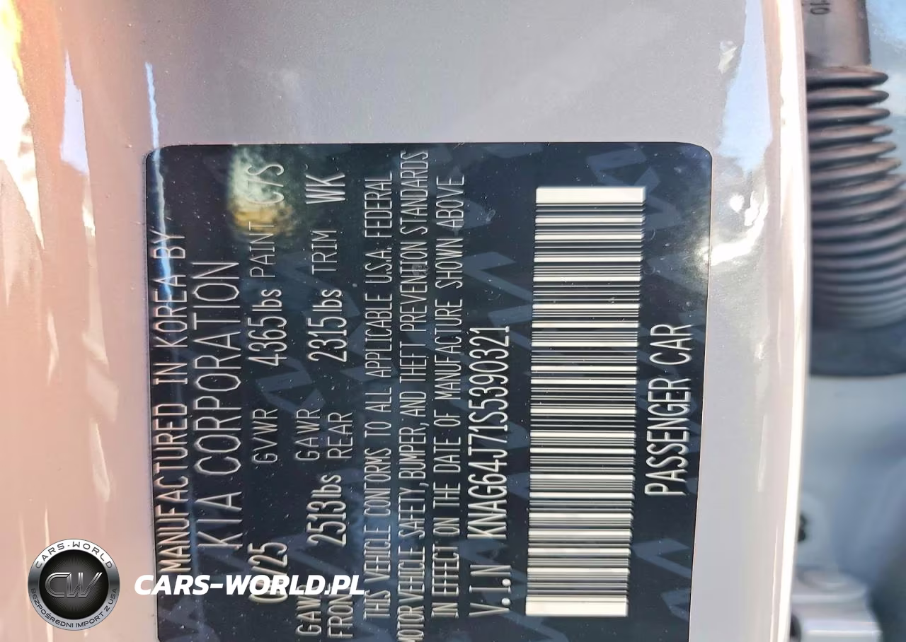 2025 Kia K5 Gt Line VIN:KNAG64J71S5390321 - 12