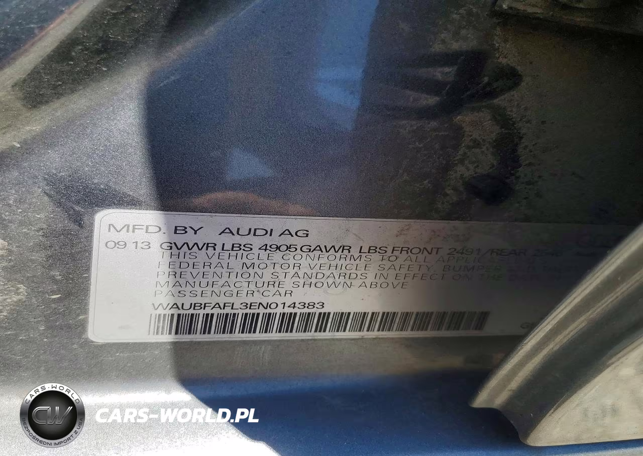 2014 Audi A4 Premium VIN:WAUBFAFL3EN014383 - 12