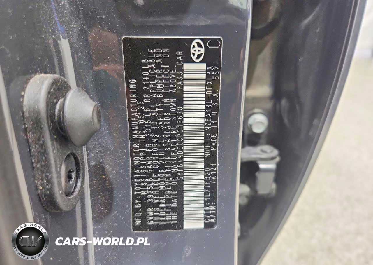 2025 Toyota Corolla Le VIN:5YFB4MDE0SP318638 - 13