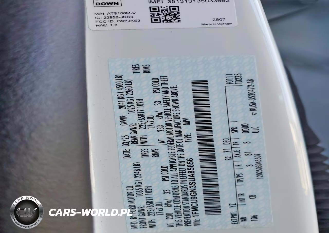2025 Ford Escape Active VIN:1FMCU9GN3SUA85656 - 13